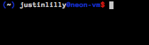 Bash prompt screenshot